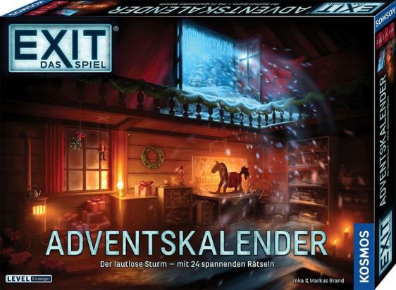 🎄 Kosmos EXIT Das Spiel Der lautlose Sturm   Adventskalender, für 23,99€ (statt 32€)