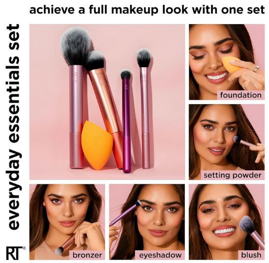 🪞 Real Techniques Everyday Essentials Set, 5-tlg. für 14,95€ (statt 19€) 🪞 Real Techniques Everyday Essentials Set, 5 tlg. für 14,95€ (statt 19€)