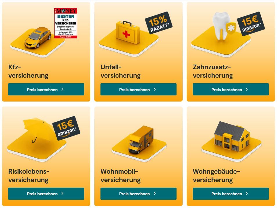 🚗 HUK24: Fasten Deals   z.B. 25% Rabatt auf Hausrat oder Haftpflicht & weitere