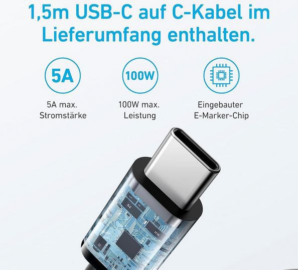 🔌 Anker 335 Hochleistungs Netzteil mit 67W & PIQ 3.0 für 24,69€ (statt 40€)