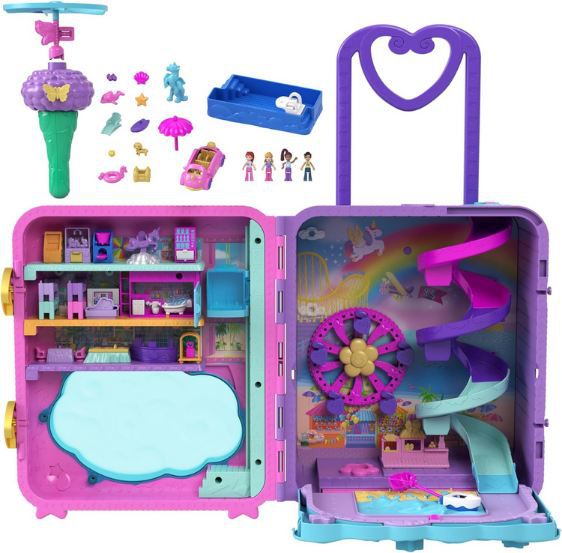 🧳 Polly Pocket Pollyville Urlaub im Rollkoffer für 39,99€ (statt 55€)