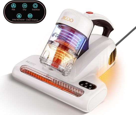 🪲 JIGOO J200 Milbensauger mit LED Anzeige, 500W für 69,99€ (statt 94€)