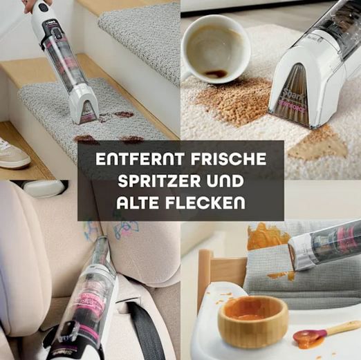 🧽 Shark HX100EUT StainForce kabelloser Fleckenentferner für 170,99€ (statt 210€)