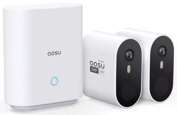 📹 AOSU 5MP UHD Drahtloses Kamerasystem für 101,39€ (statt 171€)