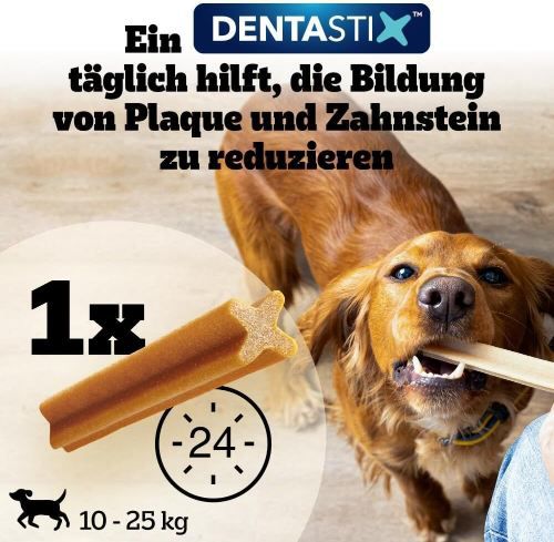 🐕 1,44kg Pedigree DentaStix Hundesnack für mittelgroße Hunde ab 7,82€ (statt 13€)