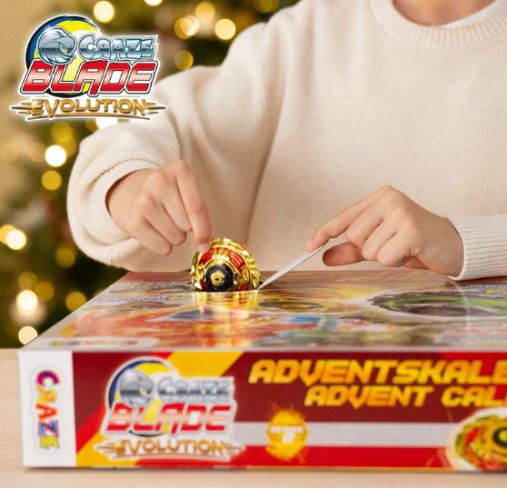 🎄 Craze Blade Evolution Adventskalender mit Kampfkreisel für 23,99€ (statt 35€)