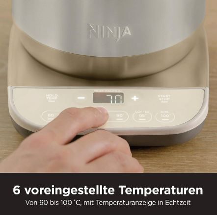 🥷🍵 Ninja KT201 Perfect Temperature Wasserkocher 1,7L für 59,99€ (statt 84€) 🥷🍵 Ninja KT201 Perfect Temperature Wasserkocher 1,7L für 59,99€ (statt 84€)