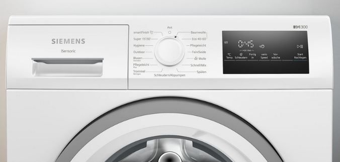 👕 Siemens WM14N12A iQ300 Waschmaschine, 9kg, 1400 U/Min ab 479€ (statt 556€)