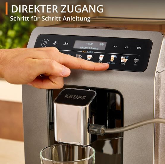 ☕ Krups Evidence Hot & Cold Kaffeevollautomat für 522,49€ (statt 650€)