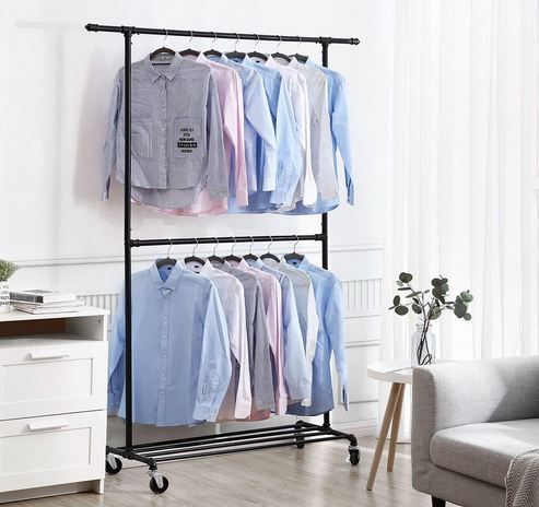 👕 Songmics Kleiderstange aus Metall, 130 x 49 x 198cm für 28,99€ (statt 36€)