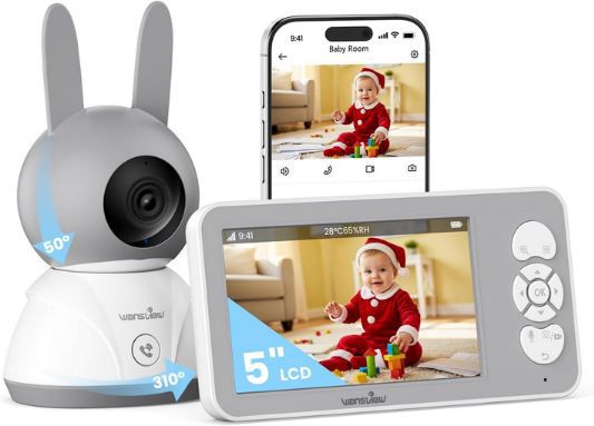 📹 wansview Babyphone mit Full HD Kamera mit Nachtsicht für 59,99€ (statt 80€)