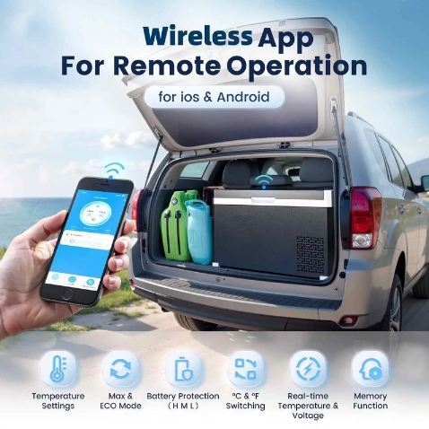 🧊 Kroak Kompressor Kühlbox mit 30L + Bluetooth für 140,51€ (statt 189€)