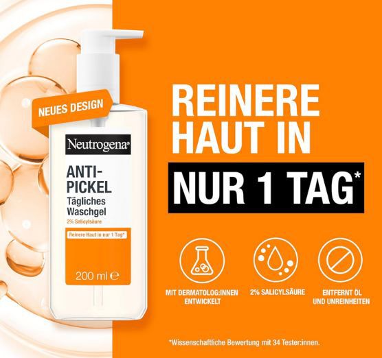 🧴 Neutrogena Anti Pickel Set mit Waschgel, Creme & Gel ab 8,99€ (statt 13€)