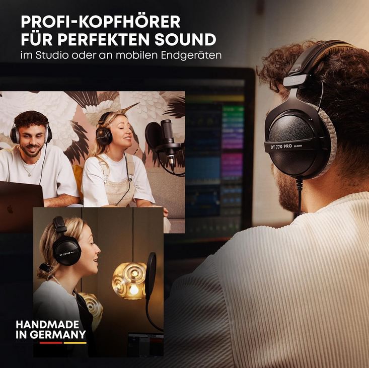 🎧 beyerdynamic DT 770 PRO, 80 Ohm Over-Ear-Studiokopfhörer für 132,61€ (statt 146€) 🎧 beyerdynamic DT 770 PRO, 80 Ohm Over Ear Studiokopfhörer für 132,61€ (statt 146€)