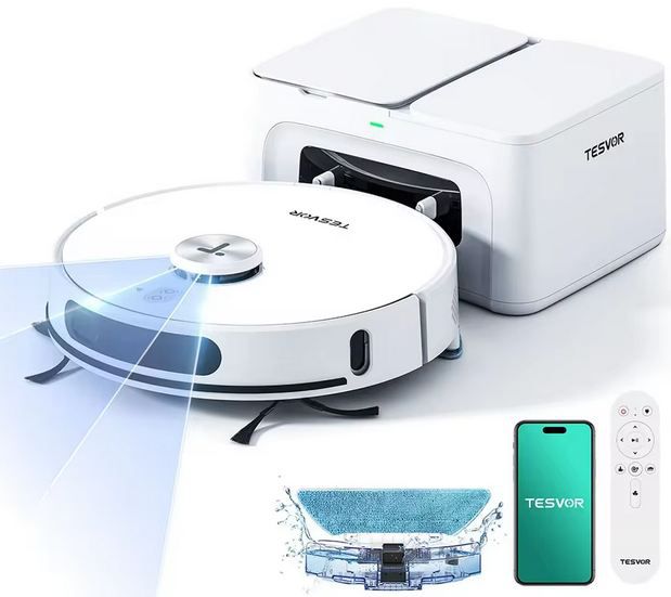 🧹 Tesvor S8 Max Saug- & Wischroboter mit Absaugstation für 237,44€ (statt 329€) 🧹 Tesvor S8 Max Saug & Wischroboter mit Absaugstation für 237,44€ (statt 329€)