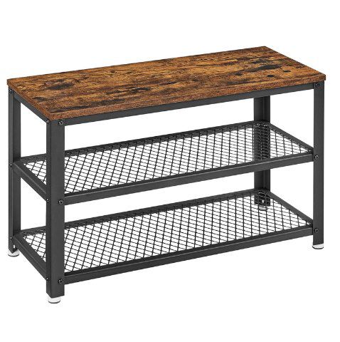 👞 VASAGLE Schuhbank mit 2 Gitterablagen für 25,64€ (statt 36€)