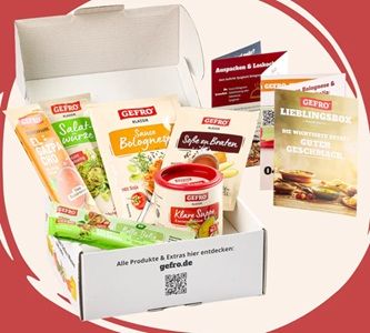 Kostenlos: Das neue Gefro Probierpaket – nur für Neukunden