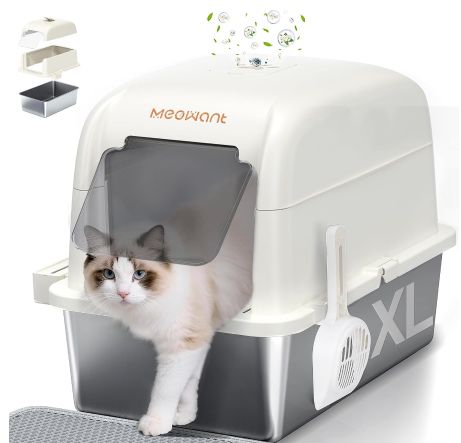 😻 MeoWant XXL Katzenklo aus Edelstahl für 49,99€ (statt 90€) 😻 MeoWant XXL Katzenklo aus Edelstahl für 49,99€ (statt 90€)