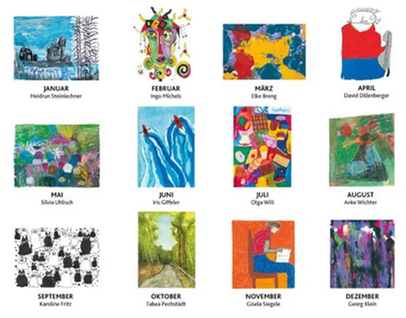 Kreativ und Inklusiv Kalender für 2026 gratis