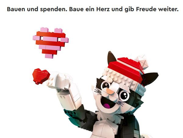 ❤️ LEGO: Baue ein Herz und gib Freude weiter
