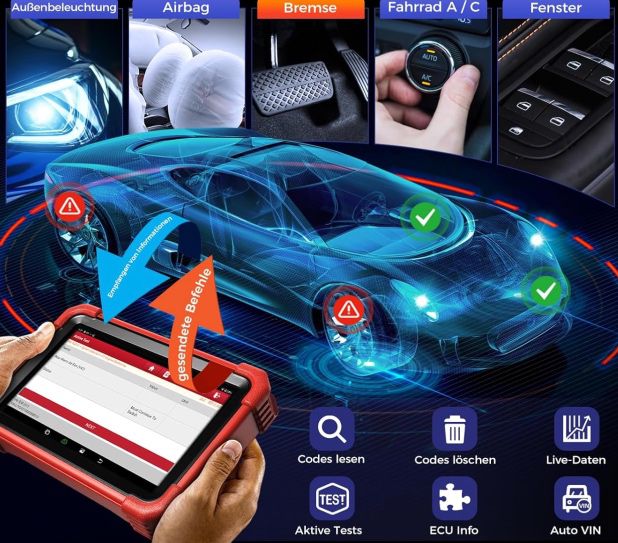 🚗 LAUNCH X431 CRP919XBT Elite OBD2 Diagnosegerät mit 37 Funktionen für 413€ (statt 479€)
