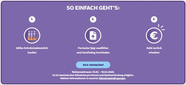 Wieder da! Milka Schokoladenmilch gratis ausprobieren Wieder da! Milka Schokoladenmilch gratis ausprobieren