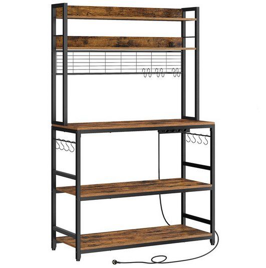 VASAGLE Küchenregal mit Steckdosenleiste für 64,99€ (statt 95€)