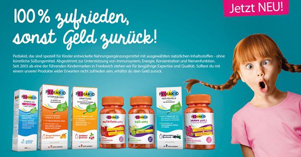 dm: Pediakid Podukt ausprobieren   bei Unzufriedenheit Geld zurück💊