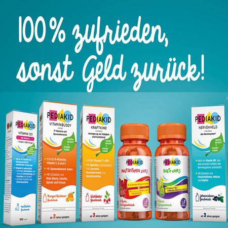 dm: Pediakid-Podukt ausprobieren – bei Unzufriedenheit Geld zurück💊