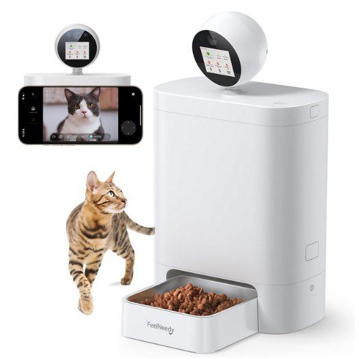 🙀 FEELNEEDY Futterautomat mit KI-Kamera & App für 101,99€ (statt 170€) 🙀 FEELNEEDY Futterautomat mit KI Kamera & App für 101,99€ (statt 170€)