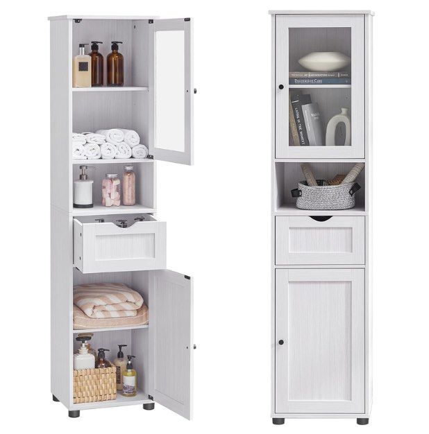 VASAGLE Badezimmerschrank mit offenem Fach für 49,99€ (statt 75€)