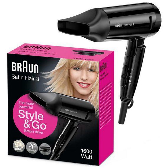 🌬️ Braun Satin Hair 3 HD 350 Haartrockner für 22,90€ (statt 27€)