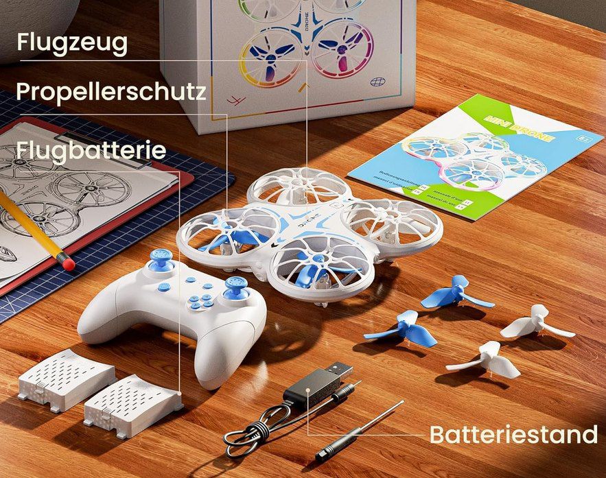 🚁 Ridge's Puddle Mini Drohne für Kinder ink. 2 Akkus für 16,99€ (statt 30€) 🚁 Ridges Puddle Mini Drohne für Kinder ink. 2 Akkus für 16,99€ (statt 30€)