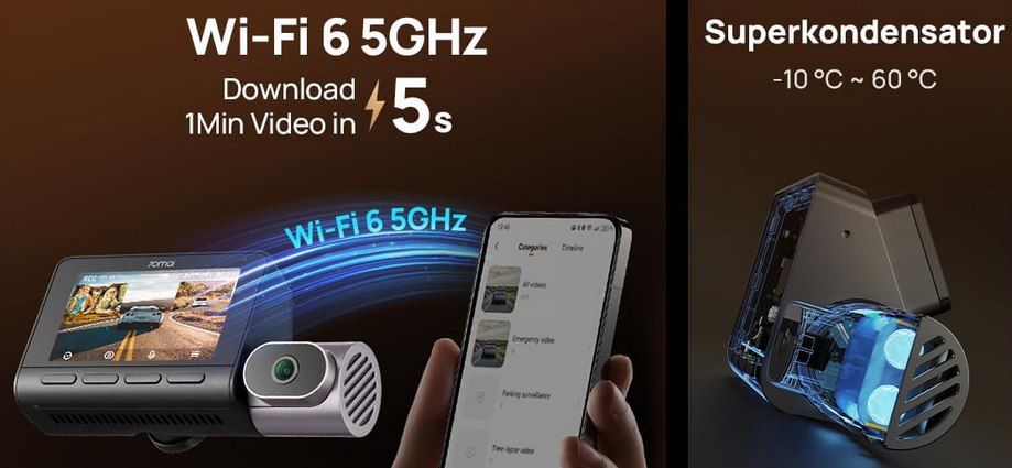 🚘 70mai 4K T800 3 Kanal Dashcam mit STARVIS 2, GPS & 512GB SD Karte für 316,99€ (statt 360€) 🚘 70mai 4K T800 3 Kanal Dashcam mit STARVIS 2, GPS & 512GB SD Karte für 316,99€ (statt 360€)