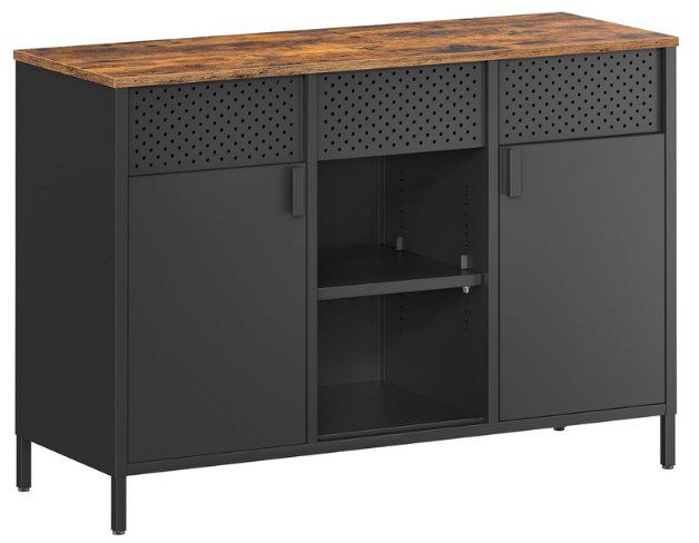 SONGMICS Metallschrank mit verstellbaren Böden für 94,99€ (statt 125€)