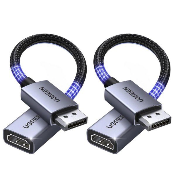 🖥️ 2x UGREEN 4K Displayport auf HDMI Adapter (4K@30Hz) für 10,99€ (statt 13€)