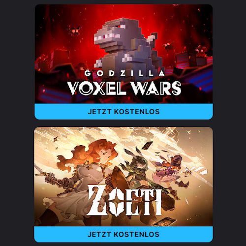 🎮 Gratis-Spiele bei Epic Games – „Godzilla Voxel Wars“ & „Zoeti“