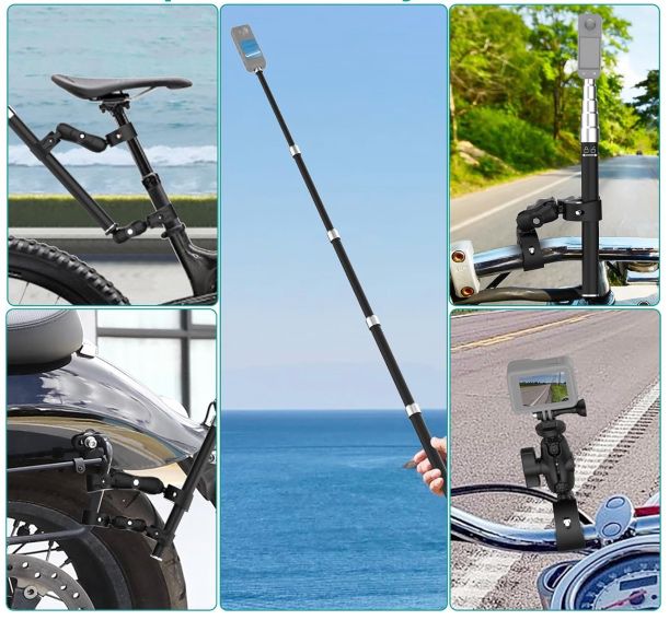 🤳 UNSTINCER Kamerahalterung für Motorrad & Fahrrad für 24,99€ (statt 50€) 🤳 UNSTINCER Kamerahalterung für Motorrad & Fahrrad für 24,99€ (statt 50€)