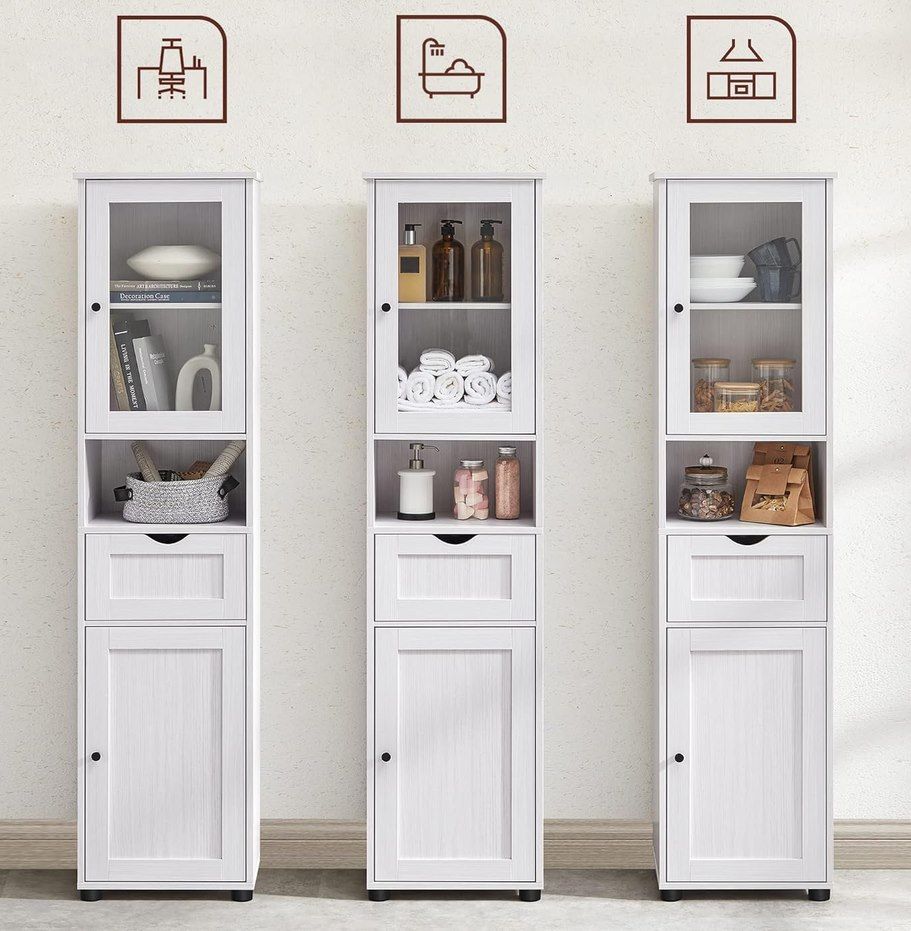 VASAGLE Badezimmerschrank mit offenem Fach für 49,99€ (statt 75€)