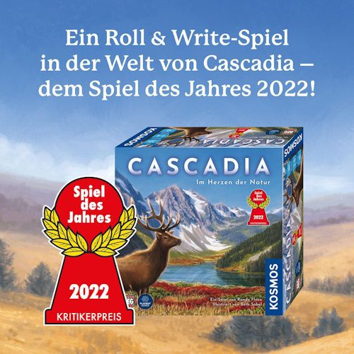 🦊 Kosmos 684730 Cascadia Rolling Hills für 12,99€ (statt 17€)