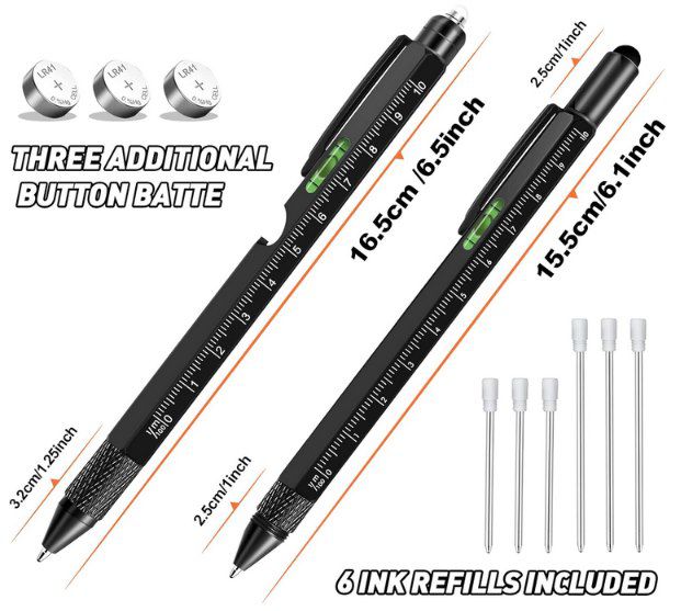 🖊️ KEZKALS 9in1 & 6in1 Multifunktionsstift Set für 4,54€ (statt 11€)