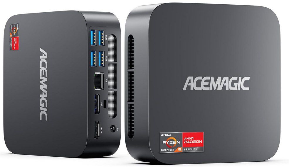 🖥️ ACEMAGIC Kron Mini K1 Mini PC mit Ryzen 5 7430U, 16/512GB für 279€ (statt 320€)