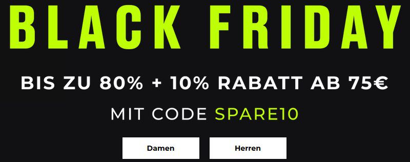 👟👕 dress for less Black Week Sale bis  80% + 10% extra – z.B. Michael Kors Winterjacke für 114,29€ (statt 299€)