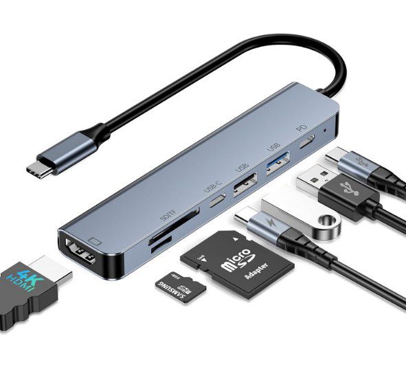⏏️ Umaniy USB C Hub mit HDMI 4K & PD 100W für 7,49€ (statt 15€)