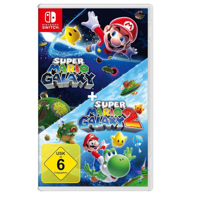 🍄 Super Mario Galaxy + Super Mario Galaxy 2 (Switch) für 41,59€ (statt 52€) – optimiert für Switch2!
