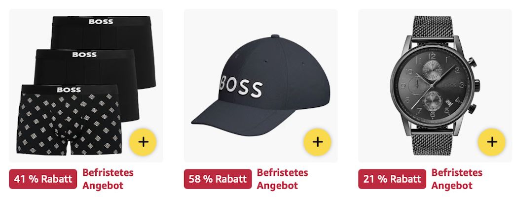 👖👔 Amazon: Hugo Boss Sale   Uhren, Mode & mehr z.B. Quarzuhr Skymaster für 202€ (statt 300€)