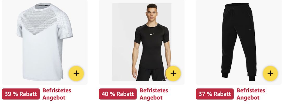 🏃🏻 Amazon: Nike Sale - Sneaker, T-Shirts, Jogginghosen & mehr z.B. Fitness Top ab 21€ (statt 24€) 🏃🏻 Amazon: Nike Sale Sneaker, T Shirts, Jogginghosen & mehr z.B. Fitness Top ab 21€ (statt 24€)
