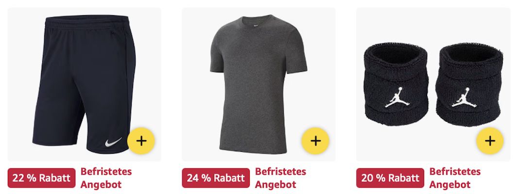 🏃🏻 Amazon: Nike Sale - Sneaker, T-Shirts, Jogginghosen & mehr z.B. Fitness Top ab 21€ (statt 24€) 🏃🏻 Amazon: Nike Sale Sneaker, T Shirts, Jogginghosen & mehr z.B. Fitness Top ab 21€ (statt 24€)