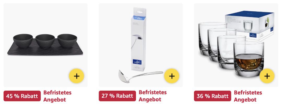 🍽️🔝™ Amazon: Villeroy & Boch Sale - Tafelservice, Besteck, Vasen & mehr z.B. Premium Tafelservice für 83€ (statt 102€) 🍽️🔝™ Amazon: Villeroy & Boch Sale Tafelservice, Besteck, Vasen & mehr z.B. Premium Tafelservice für 83€ (statt 102€)