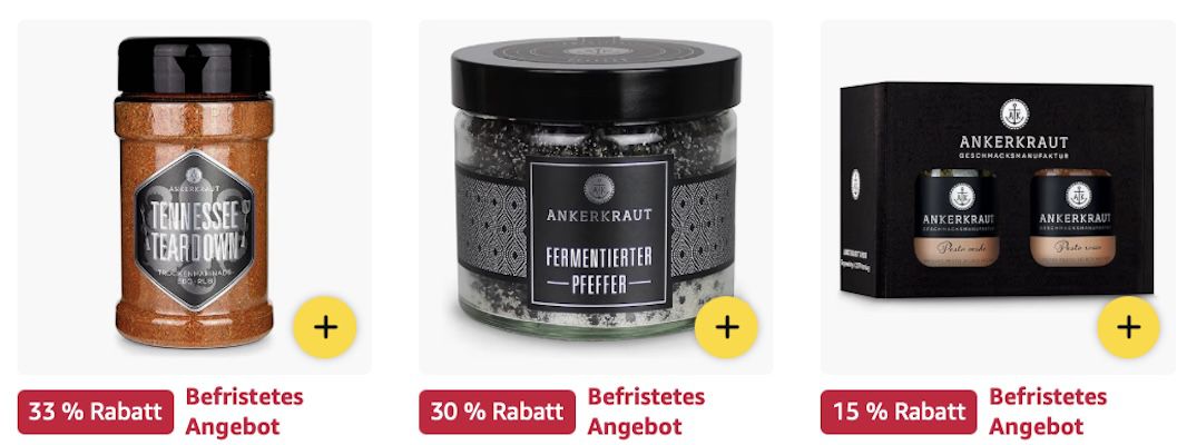 🧅🧄🌶️ Amazon: Ankerkraut im Last Minute Sale z.B. 150g Fermentierter Pfeffer für 20€ (statt 25€) 🧅🧄🌶️ Amazon: Ankerkraut im Last Minute Sale z.B. 150g Fermentierter Pfeffer für 20€ (statt 25€)
